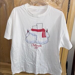 Coca Cola Women’s White Graphic T-Shirt